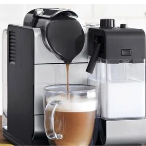 Nespresso Black and Silver Coffee Machine